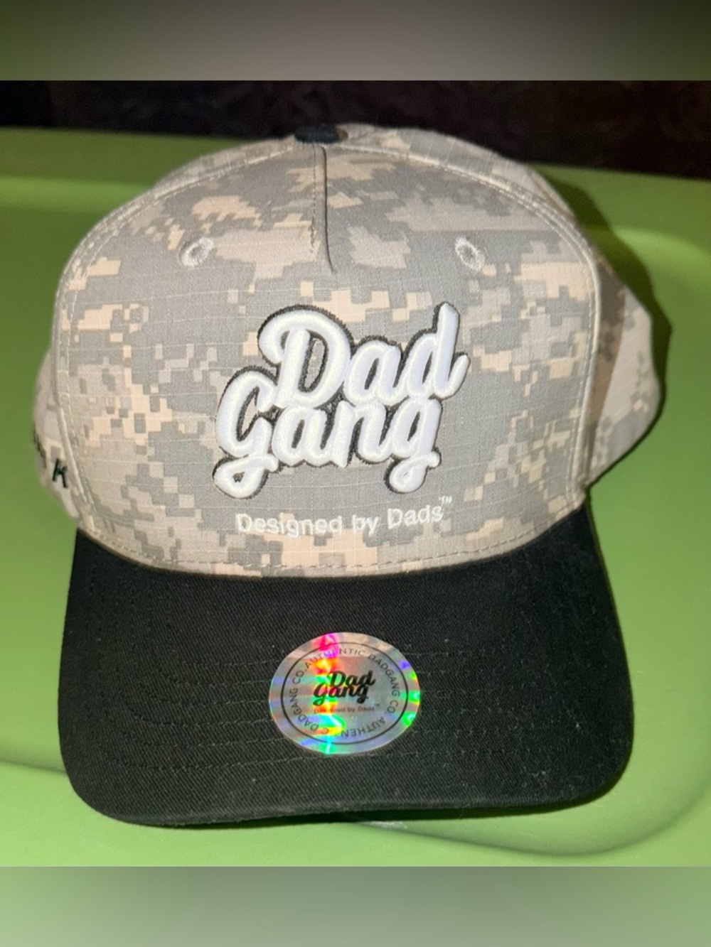 Dad Gang Digital Camo Hat Size XL